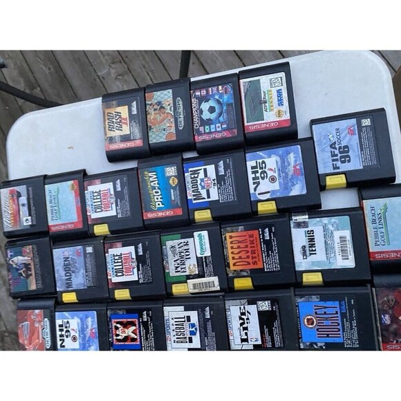 Lot of 75+ Vintage Sega Genesis Video Games Bundle - Batman Forever, The Ooze - Picture 7 of 11